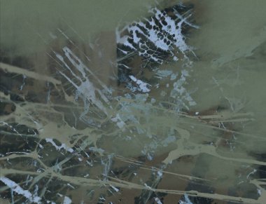 Metin için yeri olan boya lekeleriyle soyut arkaplan