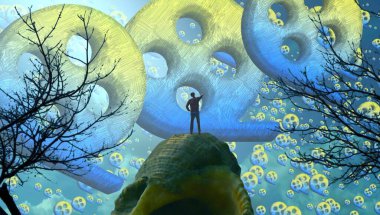 Çiçekli Noel ağacı