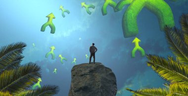 Kumsalda oturan kadın.