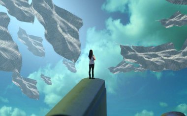 gökyüzünde bilgisayar