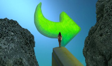 güzel genç yeşil ağaç