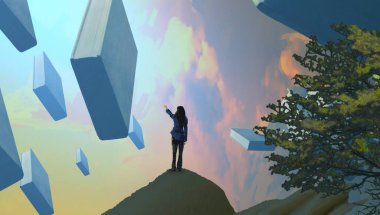 Şehirdeki iş adamı