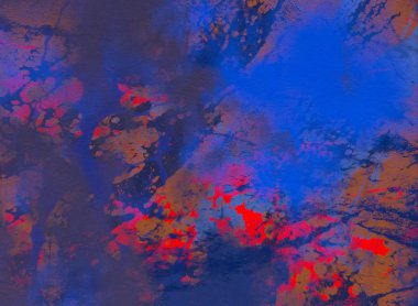 Metin için yeri olan boya lekeleriyle soyut arkaplan