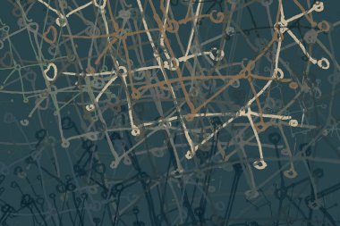 kopya alanı ile soyut dijital arka plan 