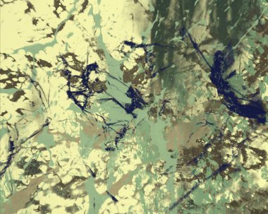 Metin için yeri olan boya lekeleriyle soyut arkaplan