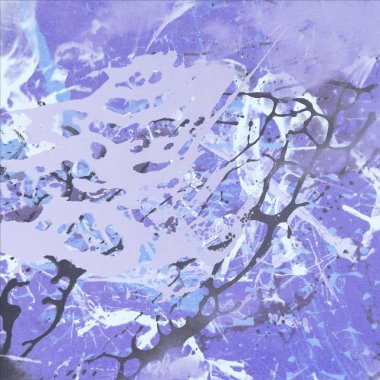 Arkaplanda soyut renkli lekeler   