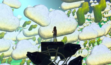 bahçede dikişsiz desen