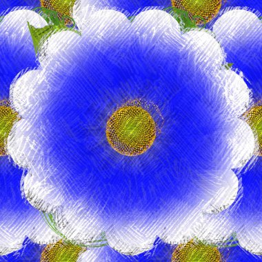 renkli arka plan ile çiçekler