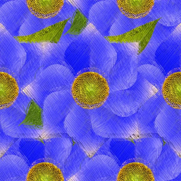 Arka planda çiçekler olan kusursuz desen