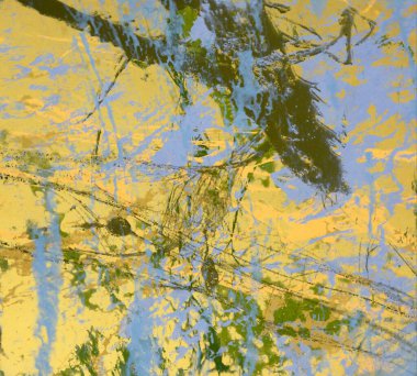 Arkaplanda soyut renkli lekeler