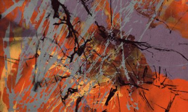 Boya lekeleriyle soyut arkaplan