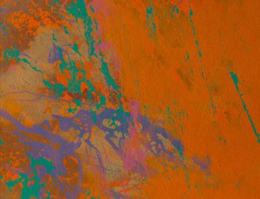 Arkaplanda soyut renkli lekeler