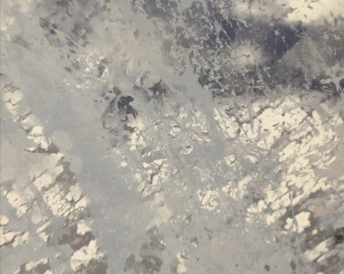 metin için alan ile arka planda soyut renkli lekeler