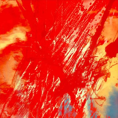 Metin için yeri olan boya lekeleriyle soyut arkaplan