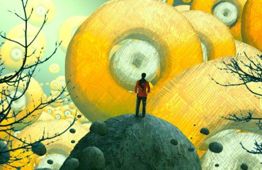 Soyut sanat dokusu. Renkli doku. Modern sanat eserleri. Renkli görüntü. Modern sanat. Çağdaş sanat.