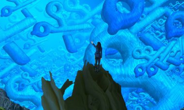 mavi ve beyaz arkaplan