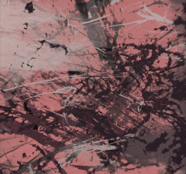 Metin için yeri olan boya lekeleriyle soyut arkaplan