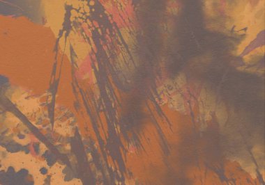 Metin için yeri olan boya lekeleriyle soyut arkaplan