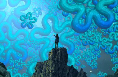 mavi ve beyaz arkaplan