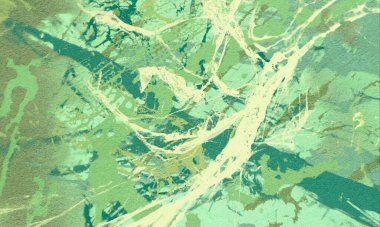 Metin için yeri olan boya lekeleriyle soyut arkaplan  