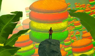 sebze ile Noel ağacı