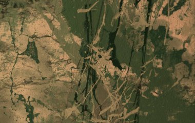 Metin için yeri olan boya lekeleriyle soyut arkaplan