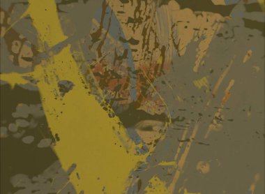 Boya lekeleriyle soyut arkaplan    