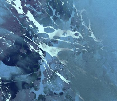 metin için alan ile arka planda soyut renkli lekeler