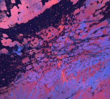 Arkaplanda soyut renkli lekeler