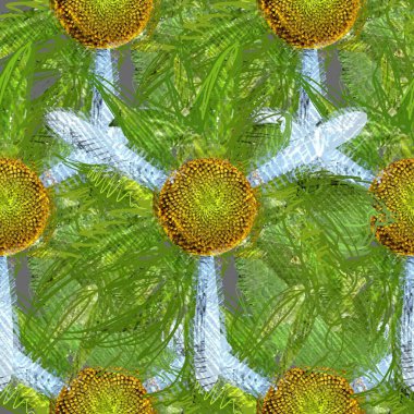 Renkli çiçek doku arka plan 