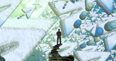 yeşil ve beyaz arkaplan