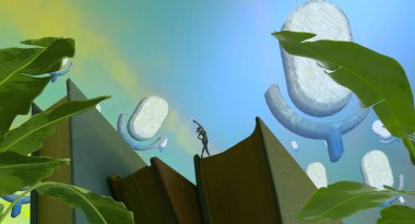 güzel tropikal yeşil ağaç