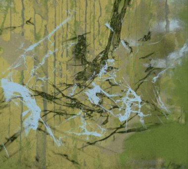 Metin için yeri olan boya lekeleriyle soyut arkaplan 