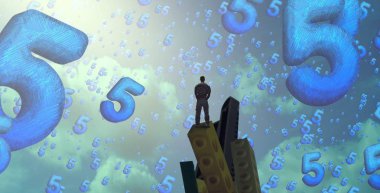 metin için alanı olan soyut kavramsal yaratıcı arkaplan 