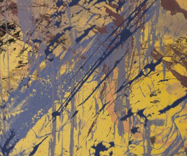 Metin için yeri olan boya lekeleriyle soyut arkaplan  