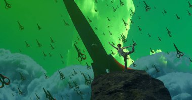 yeşil ve beyaz arkaplan