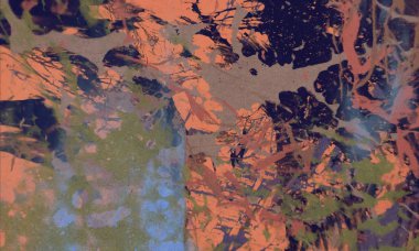 Metin için yeri olan boya lekeleriyle soyut arkaplan