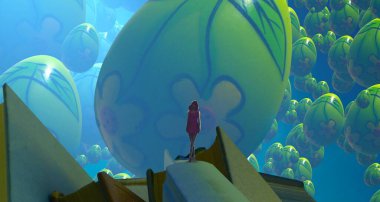 Küreyle Soyut Arkaplan