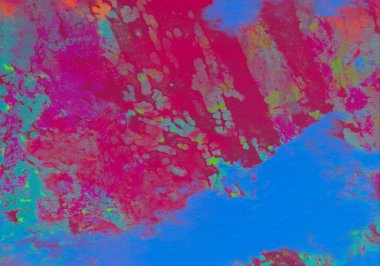 metin için alan ile arka planda soyut renkli lekeler