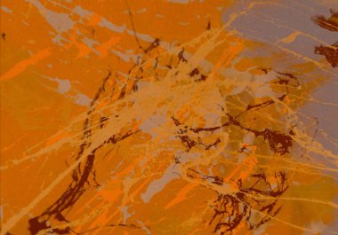 Arkaplanda soyut renkli lekeler