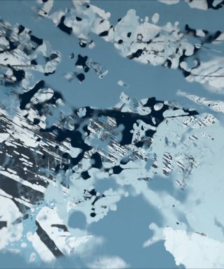 Metin için yeri olan boya lekeleriyle soyut arkaplan