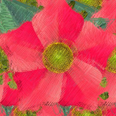 Renkli çiçeklerin arkaplanı