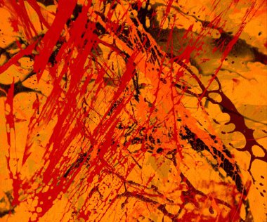 metin için alan ile arka planda soyut renkli lekeler  