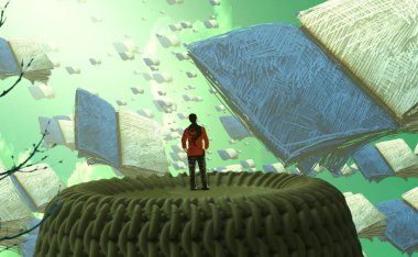 odada eski ahşap masa