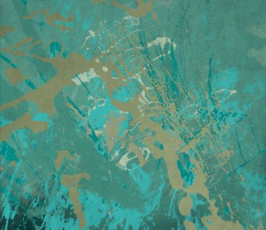 metin için alan ile arka planda soyut renkli lekeler