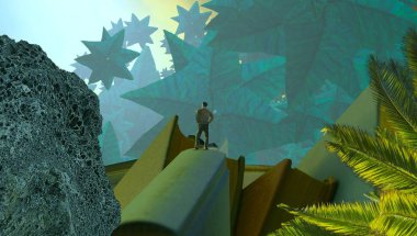 şehirde yeşil ağaç