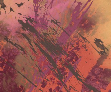 Arkaplanda soyut renkli lekeler          