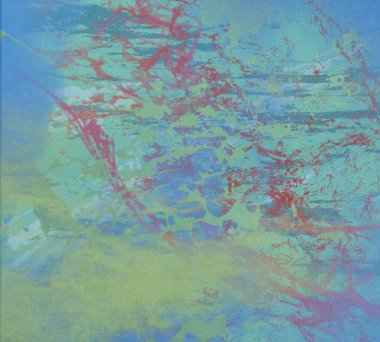 metin için alan ile arka planda soyut renkli lekeler