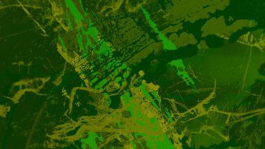 Arkaplanda soyut renkli lekeler