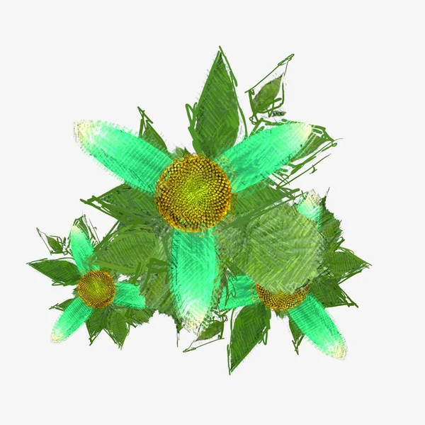 Kolorowy Kwiat Tło Tekstury — Zdjęcie stockowe